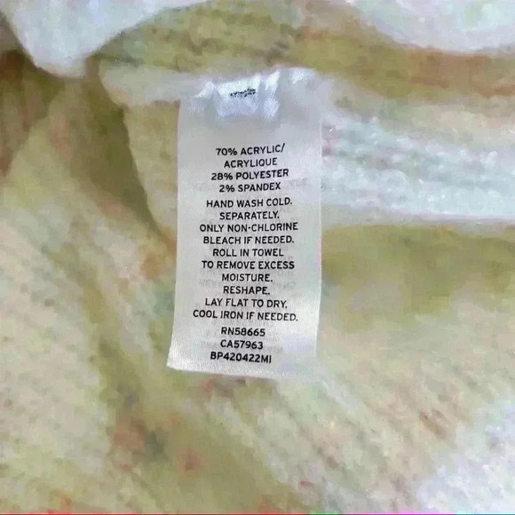 BP Ribbed Marled Pastel Pullover Crewneck Sweater - Picture 6 of 6